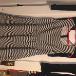 Black and white dress